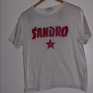 Sandro Star Logo T-shirt
